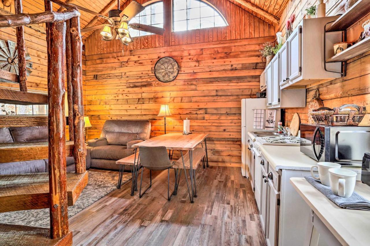 Broken Bow Log Cabin With Fire Pit, Pond, And Deck! Exteriör bild