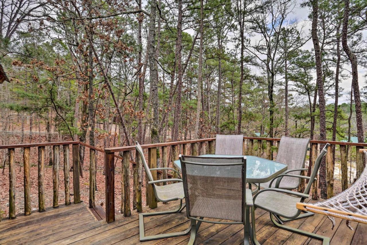 Broken Bow Log Cabin With Fire Pit, Pond, And Deck! Exteriör bild