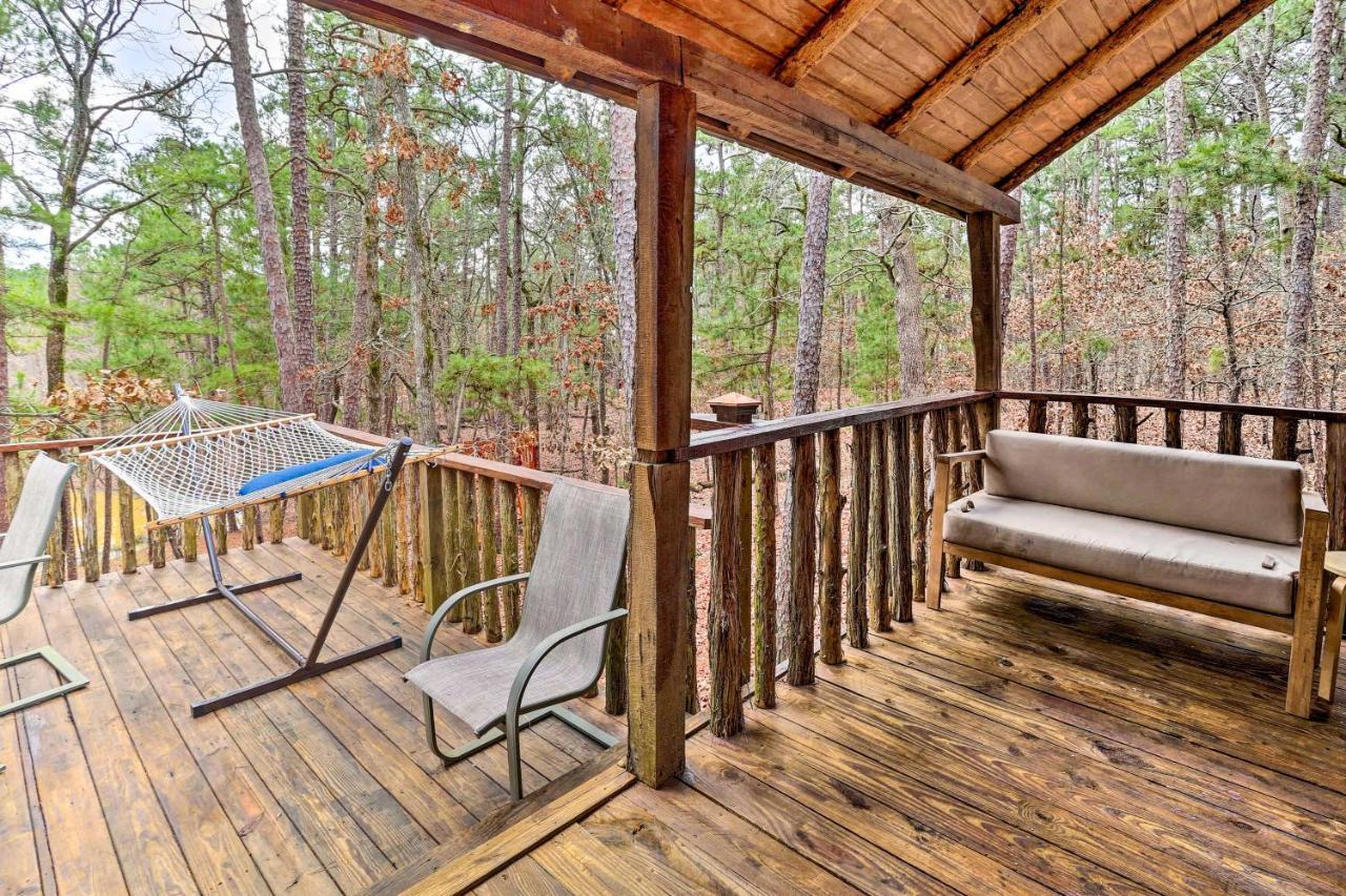 Broken Bow Log Cabin With Fire Pit, Pond, And Deck! Exteriör bild